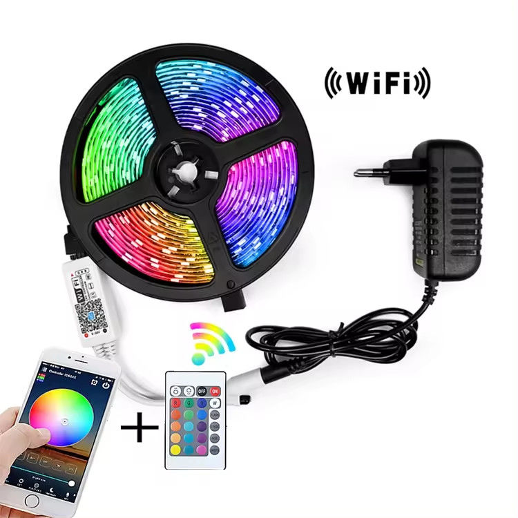 5Meter 150leds TV podświetlenie LED paska DC5V Telekom 24 kluczy SMD5050 RGB Paska Tira USB port Paska elastyczna LED
