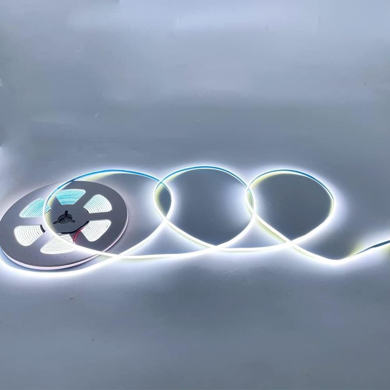 Super wąskie 3 mm szerokości COB LED światła 400Leds / m Dimmable 5m dłuższy okres życia