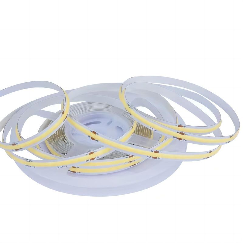 300LEDs Dampproof Customizable 90Ra No-voltage COB LED Strip With 4cm Cutting Length For Home Lighting
