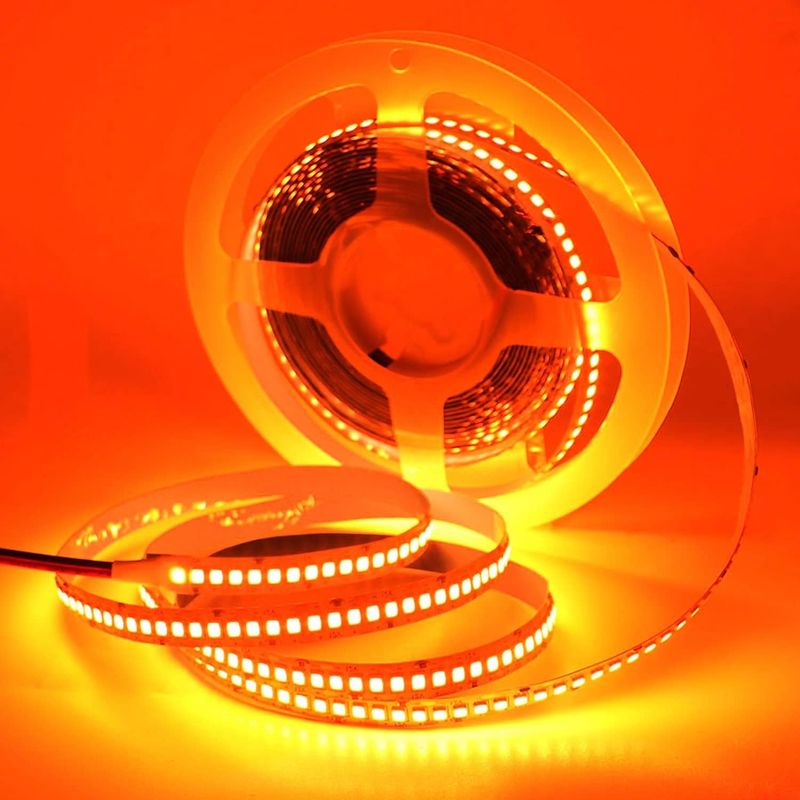 12V 240LEDS SMD 2835 LED Strip Light 1200LEDs 16,4Ft Nie wodoodporne Kolory Czerwony Zielony Niebieski Pomarańczowy Do Bar