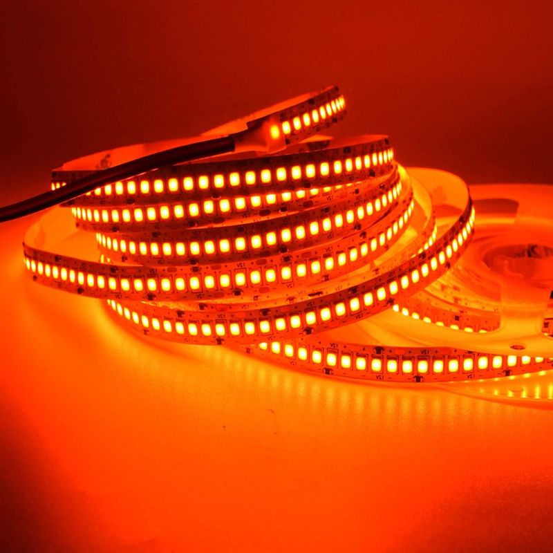 24V Wysoka jasność 240LEDS SMD 2835 LED Strip Light 1200LEDs 16.4Ft Nie wodoodporne Kolory Czerwony Zielony Niebieski Pomarańczowy Dla KTV