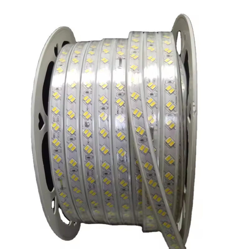 220V SMD5630 5730 120 LED strip z długą żywotnością podwójny design rzędu Certyfikacje CE / RoHS w Europie