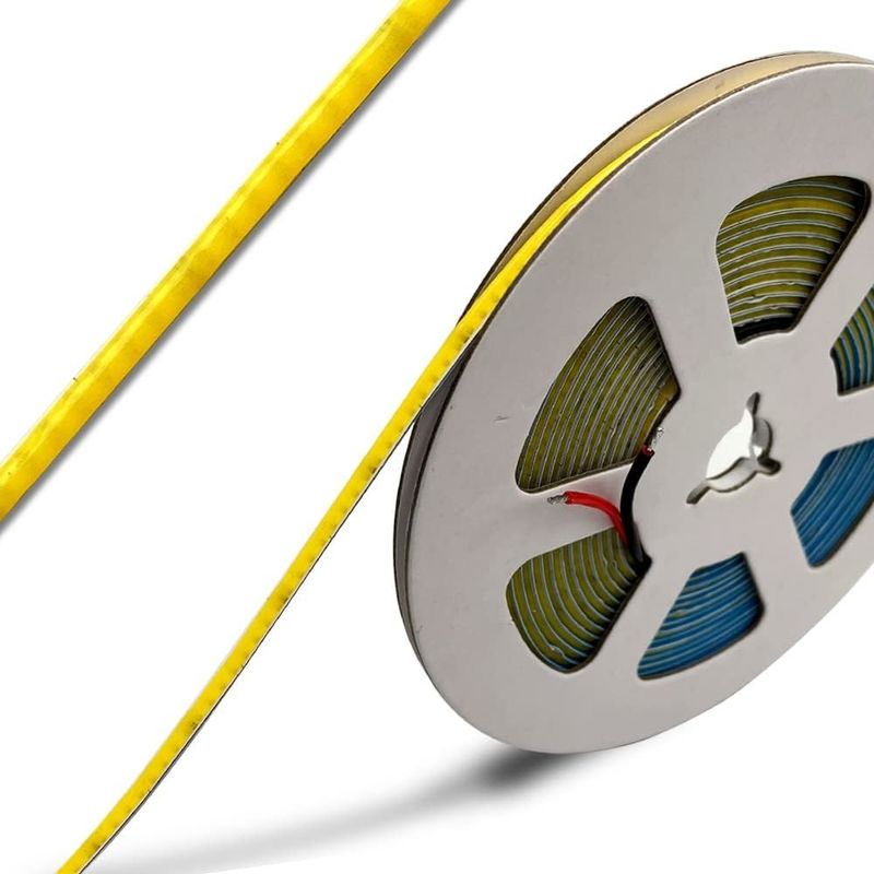 3 mm szerokości Super wąska paska COB LED 400Leds / m Ice Blue 5m dłuższy okres życia