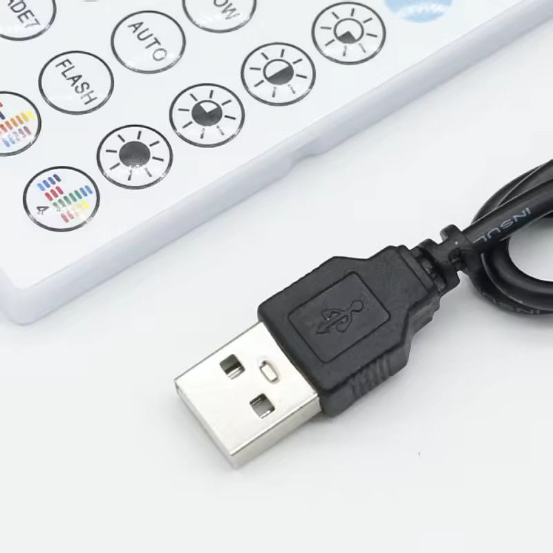 Smart LED 5V 44ekys RGB LED Strip controller wifi tuya APP USB Bluetooth dimmer luce striscia Controller dla LED Strip