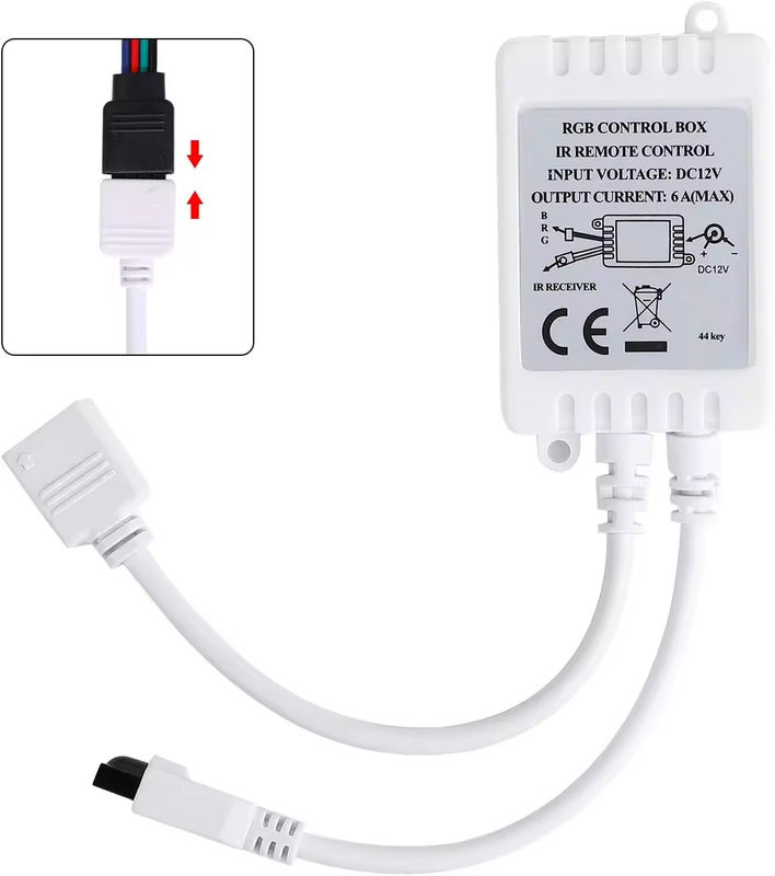 Oryginalny fabryczny 44 klucze 5V 12V 24V RGB LED Controller RF bezprzewodowe światło LED Monochrom dimmer