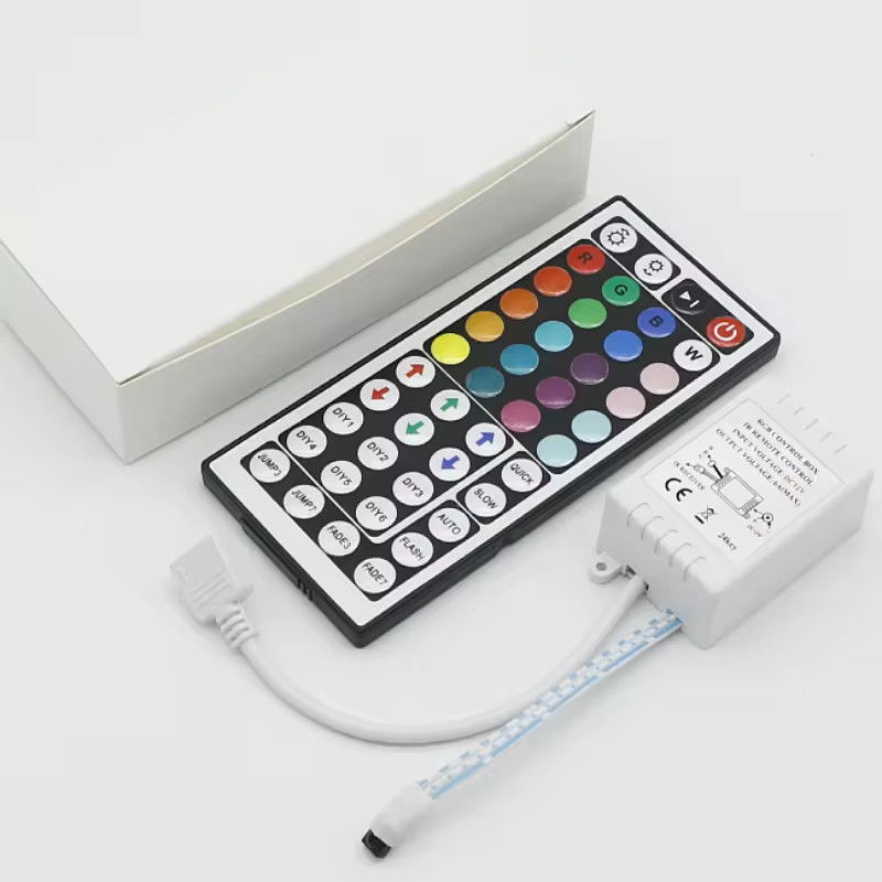 Oryginalny fabryczny 44 klucze 5V 12V 24V RGB LED Controller RF bezprzewodowe światło LED Monochrom dimmer