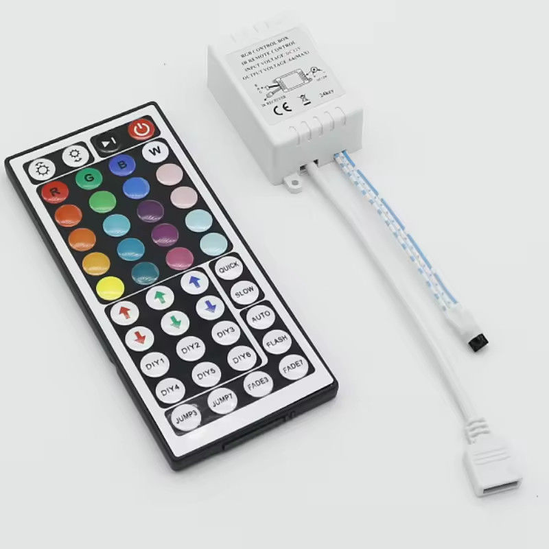 Oryginalny fabryczny 44 klucze 5V 12V 24V RGB LED Controller RF bezprzewodowe światło LED Monochrom dimmer