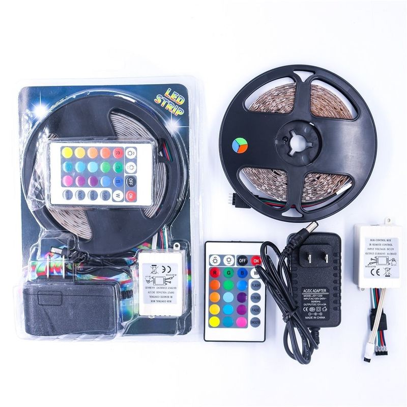 SMD wygaszający elastyczny pas LED RGB 60leds/m DC12V wejście dla kolorowej atmosfery