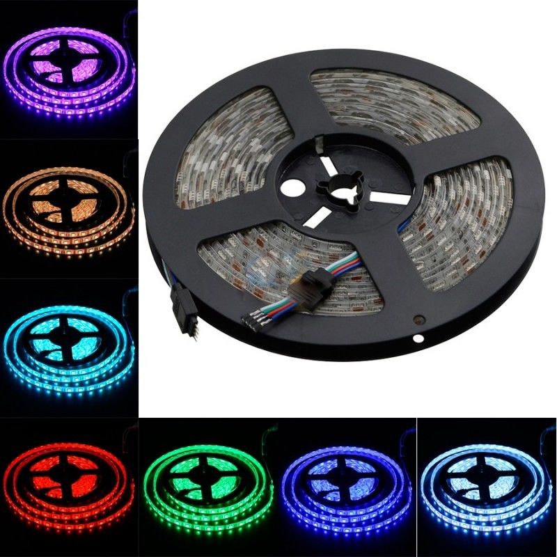 5Meter 150leds TV podświetlenie LED paska DC5V Telekom 24 kluczy SMD5050 RGB Paska Tira USB port Paska elastyczna LED