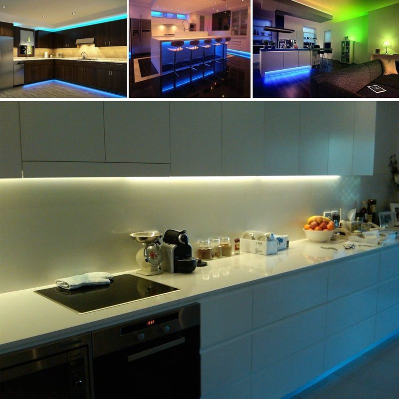 SMD wygaszający elastyczny pas LED RGB 60leds/m DC12V wejście dla kolorowej atmosfery