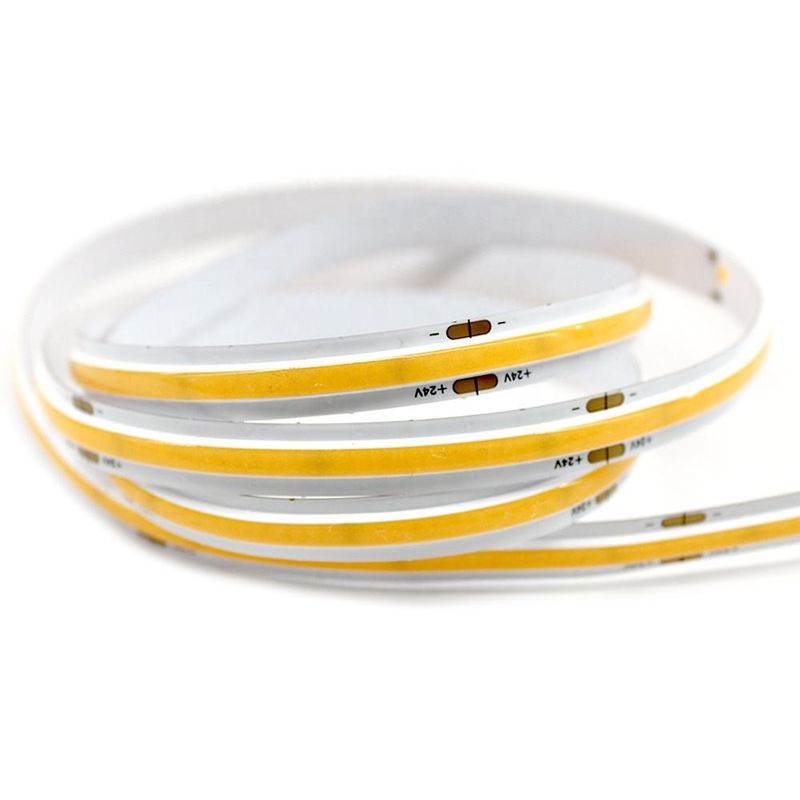 Elastyczny pas LED CCT COB Zgaszalny pas LED 560Led/m 90 CRI DC24V Certyfikowany CE/RoHS
