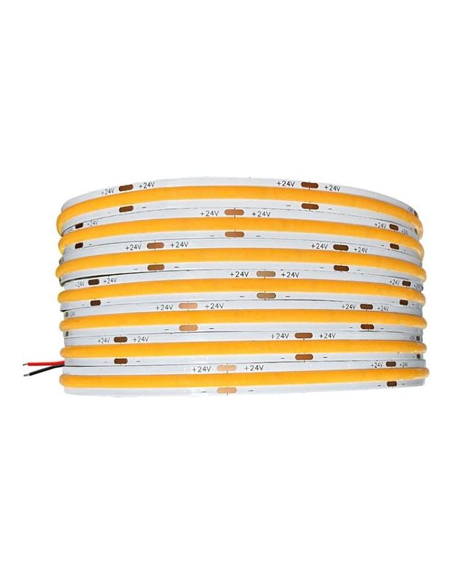 Wysoki CRI DC24V światła COB480 5m/roll RA90 paska kołkowata do dekoracji wewnętrznej zewnętrznej wodoodporny profil paska COB