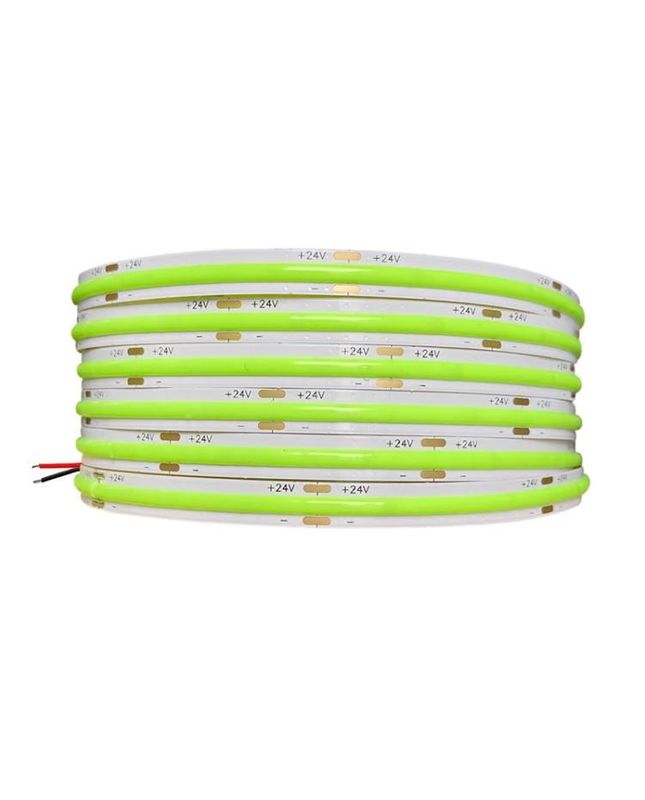 CE ROHS Certyfikat COB Światło paskowe Czerwone Zielone Błękitne Różowe Wysoka Gęstość 480 Paskowe Światło Flexible Board 24V 12V