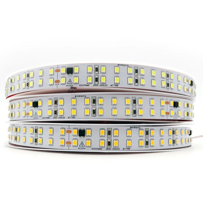 IP20 SMD2835 240LEDS 2 rzędy 110V Zgaszalne światła LED do pomieszczeń w Ameryce Południowej