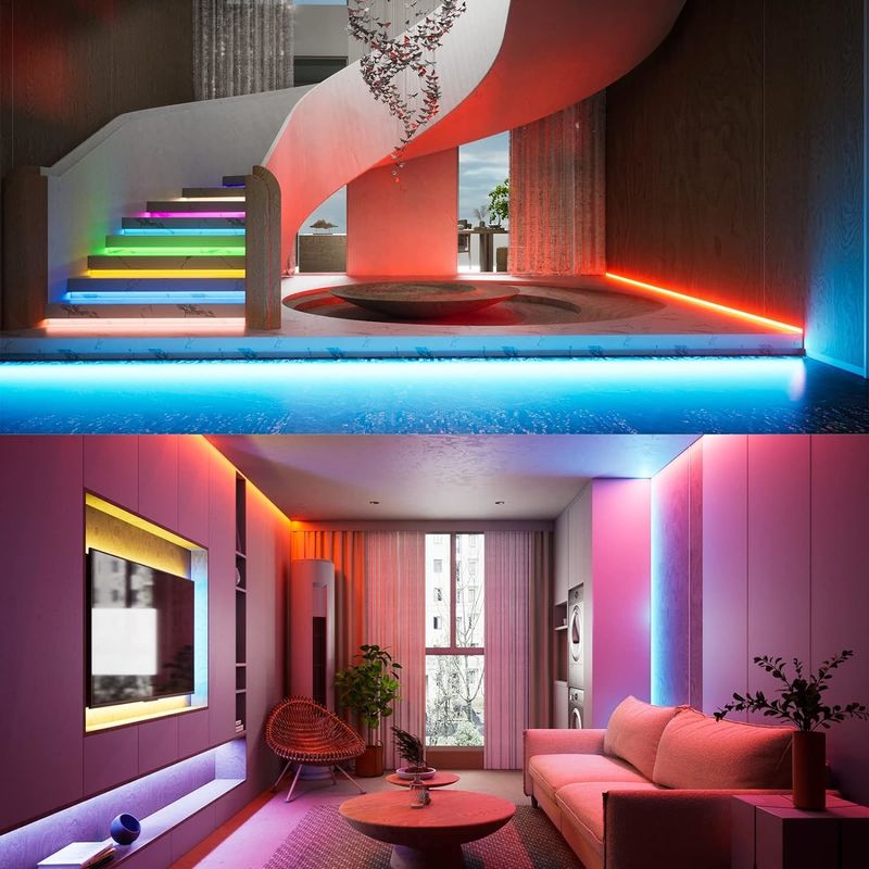 784 diody LED/m RGBW Chip COB LED Strips Dimmable -20°C Do 60°C DC 24V Wpięcie wejściowe