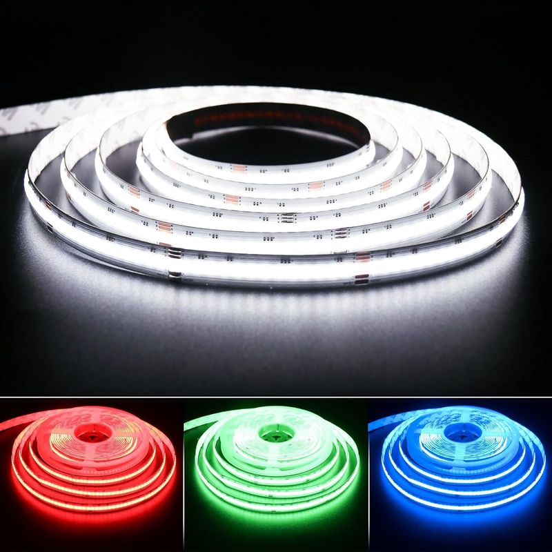784 diody LED/m RGBW Chip COB LED Strips Dimmable -20°C Do 60°C DC 24V Wpięcie wejściowe