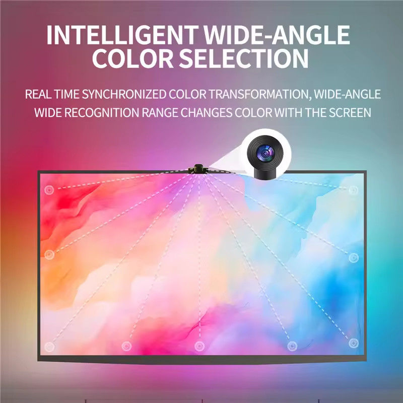 3.8m 12.5ft ROLL Alexa Google Home Ambient 55-65inches Asystent Sync Smart Wifi Immersion TV LED Backlights Z Kamera