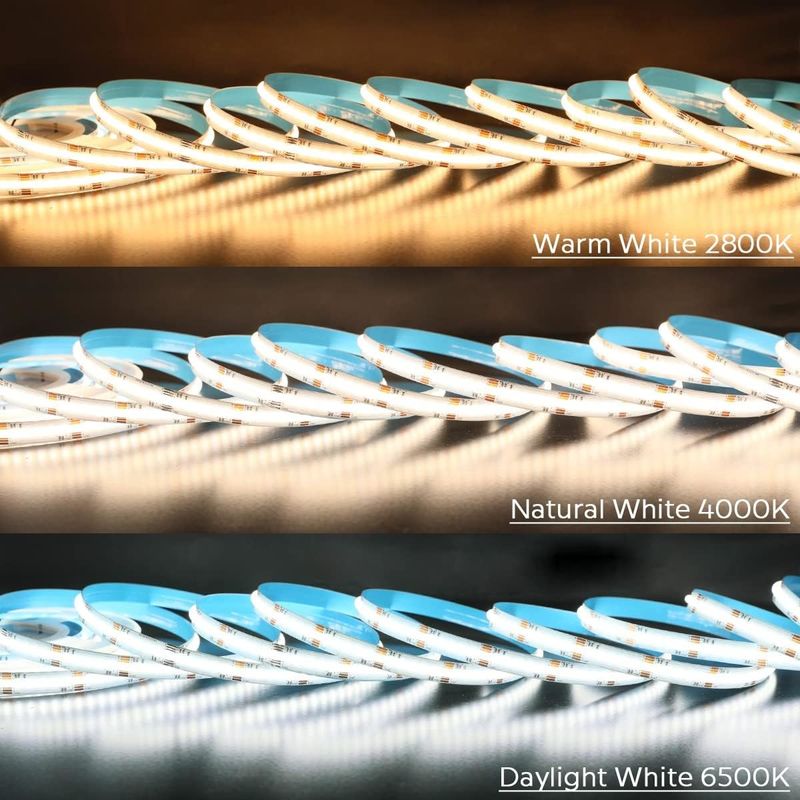 Ultra jasny 840 LED/m 24V DC COB LED Strip Light 12mm Wide PCB Do oświetlenia domowego i komercyjnego