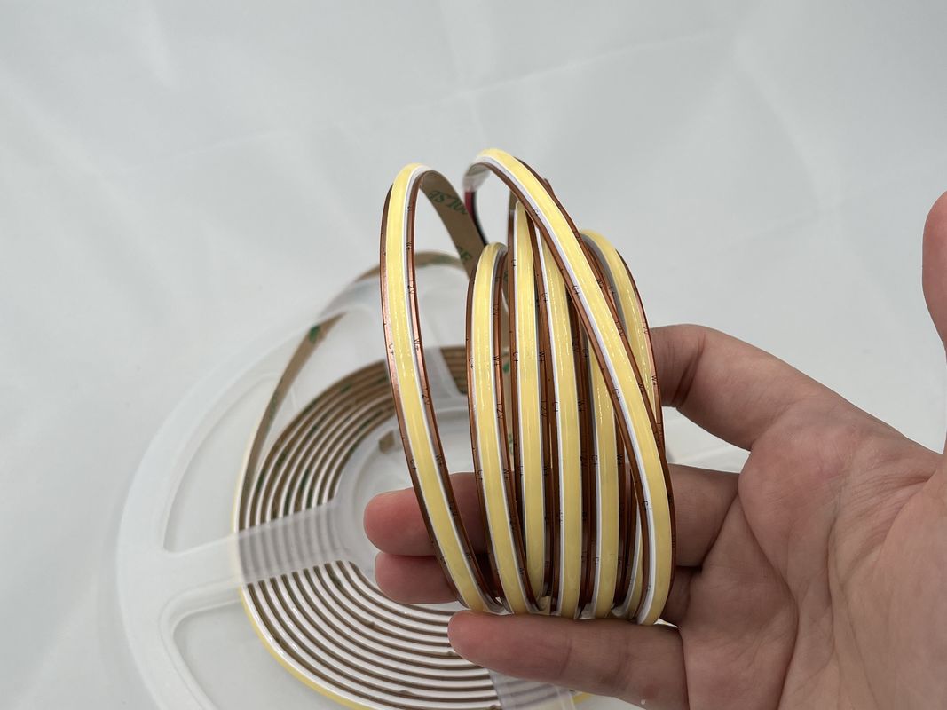 12V COB576Led/M 6,6MM Szerokość rozgaszalna 2700K do 6500K CCT COB LED Strip Flexible Lighting CE Certified