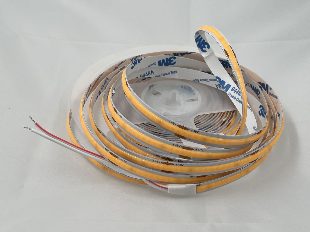 48V COB 320leds/M 90CRI Słoneczny 100lm/W 11W/M Elastyczny COB LED Strip Light Do dekoracji wnętrz