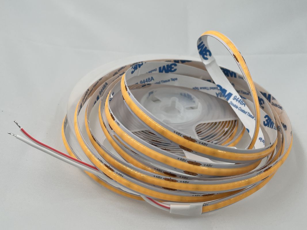 48V COB 320leds/M 90CRI Słoneczny 100lm/W 11W/M Elastyczny COB LED Strip Light Do dekoracji wnętrz