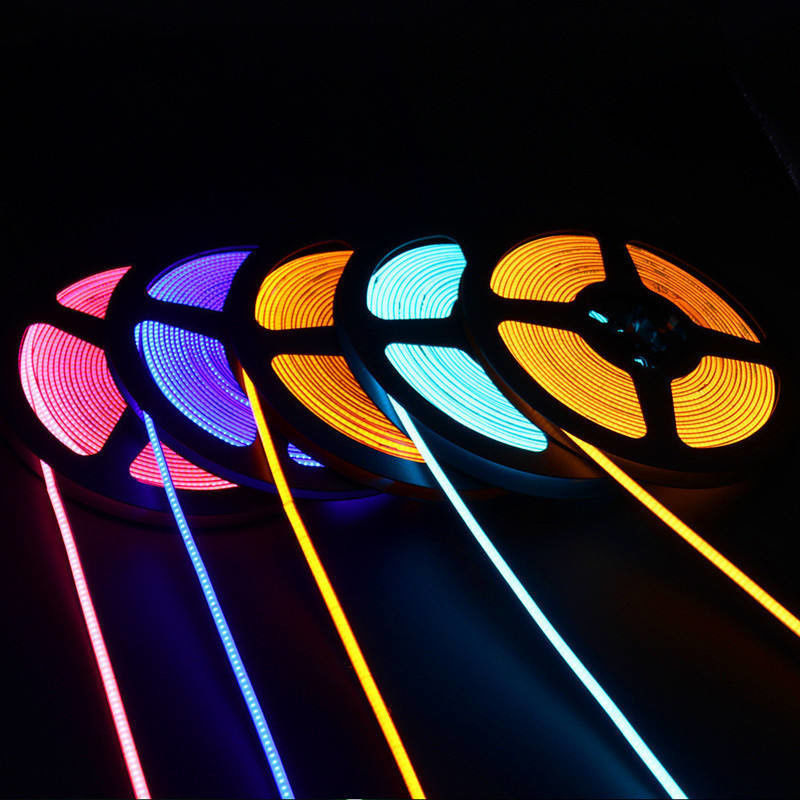 Prawdziwy podwójny PCB niskiego napięcia COB LED Strip do dekoracji wnętrz i waga produktu 0,2 kg