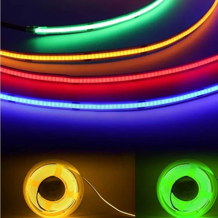 8mm taśma LED Cob 24V listwa świetlna Usb Tv podświetlenie Flex 12V Ultra cienka mała taśma LED Cob