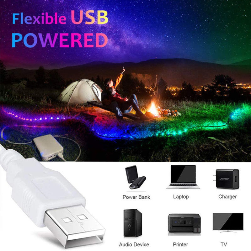 Smart LED Strip dla dekoracji 12V 5V USB Control Sync muzyki i RGB temperatury koloru