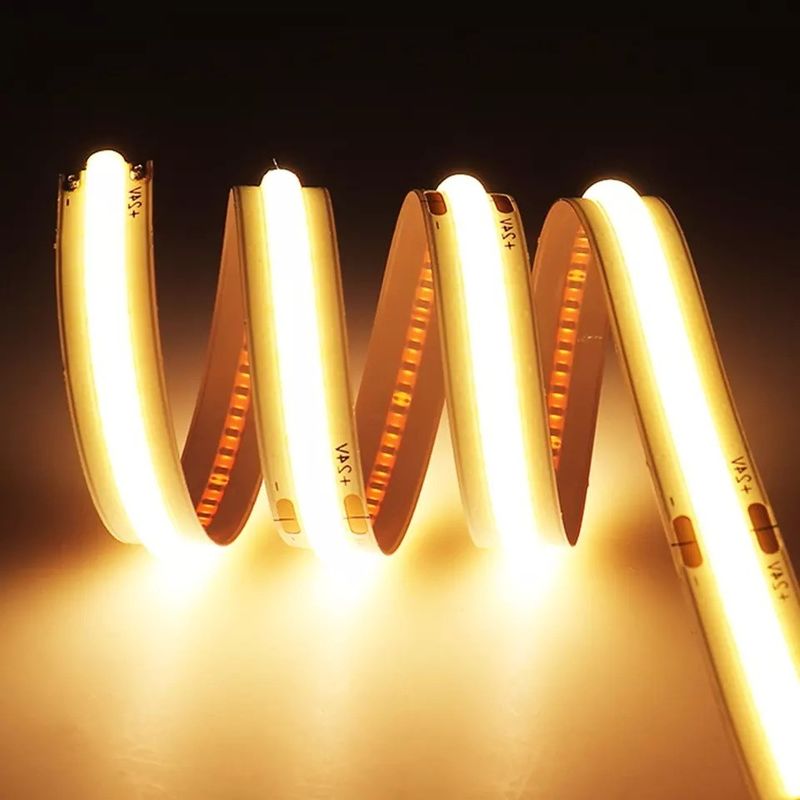 Elastyczny pas LED Cob z ciepłym białym niebieskim kolorem i wydajnością świetlną lampy 90lm / w