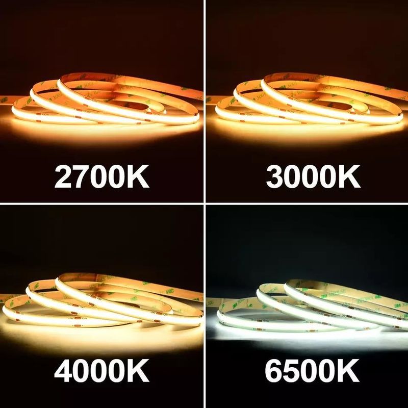 12W wodoodporne IP20 COB 480 LED 12V 8mm 10mm LED Światło paskowe do dekoracji ogrodu