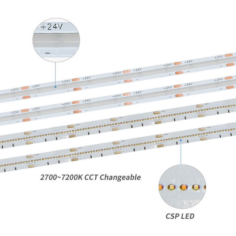 120 stopniowy kąt wiązki COB 320 LED 24V 8mm 10mm LED Strip Light do dekoracji ogrodu