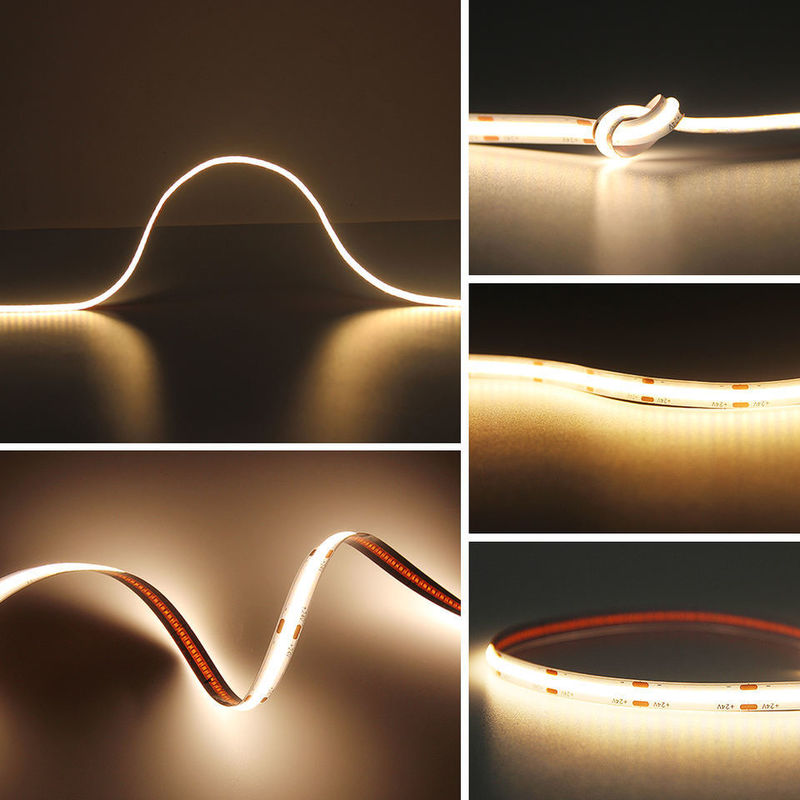 120 stopniowy kąt wiązki COB 320 LED 24V 8mm 10mm LED Strip Light do dekoracji ogrodu