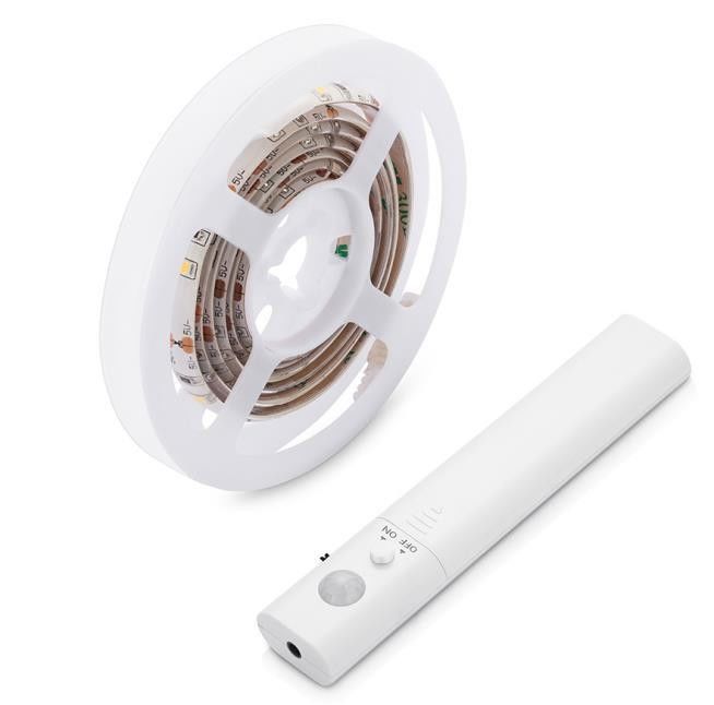 SMD2835 Światło LED z czujnikiem ruchu 1m Długość USB Ładowalny dzień i noc
