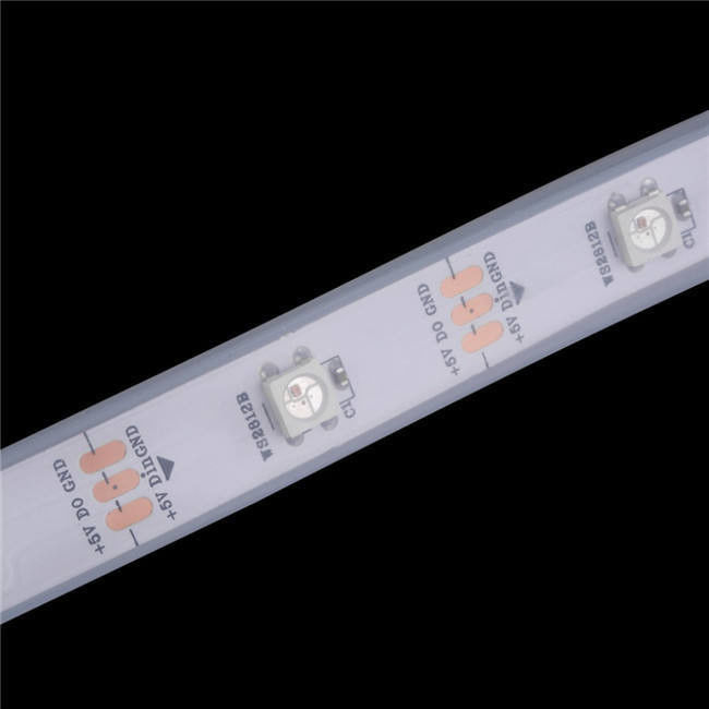 Woda odporna 12V ws2812 ws2811 Led Strip 60leds do Magicznego Koloru Dekoracji RGB CRI Ra 80