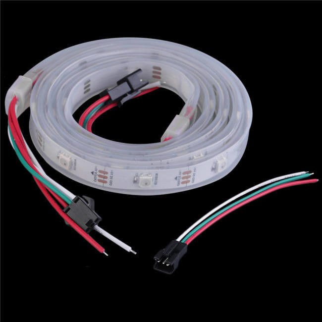 Woda odporna 12V ws2812 ws2811 Led Strip 60leds do Magicznego Koloru Dekoracji RGB CRI Ra 80