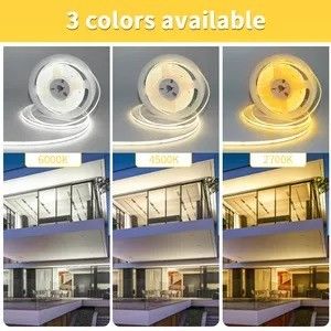 Niestandardowy elastyczny 320 480 Leds Dc 5v 10000 Lumens Ciepły Biały Rgb Fcob Cct Cob Led Strip Light Warehouse