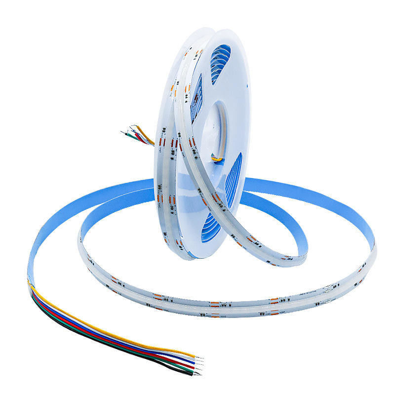 Taśma LED 5m/lot Smd 320 384 840leds/m wodoodporny elastyczny Cob Led Strip Dc 24v Ra90 RGBCCT 3000k 4000k 6000k