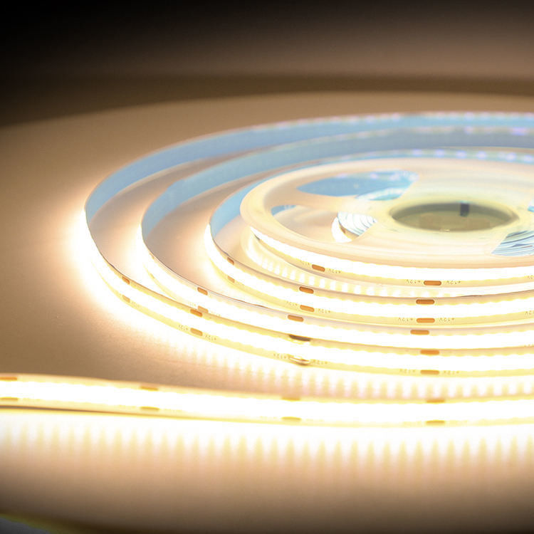 Wodoszczelny COB 252leds CRI90 12V 24V Zgaszalny Dekoracja w pomieszczeniach wewnętrznych i zewnętrznych 5M Elastyczny pas LED