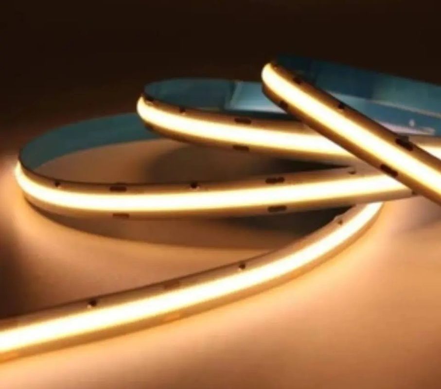 90lm/w Lampa Wydajność świetlna Smart COB Led Strip 12V 24V 5M 252leds do reklamy