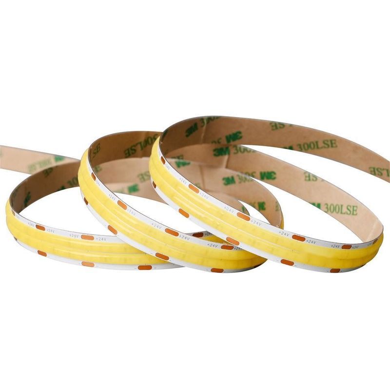 10m/roll Podwójne linii 600leds 12v 24v Ra80 12mm Flexible COB Led Flexible Strip Light