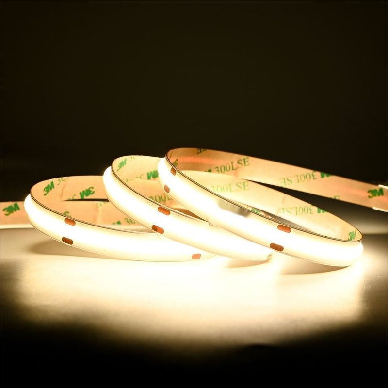10m/roll Podwójne linii 600leds 12v 24v Ra80 12mm Flexible COB Led Flexible Strip Light