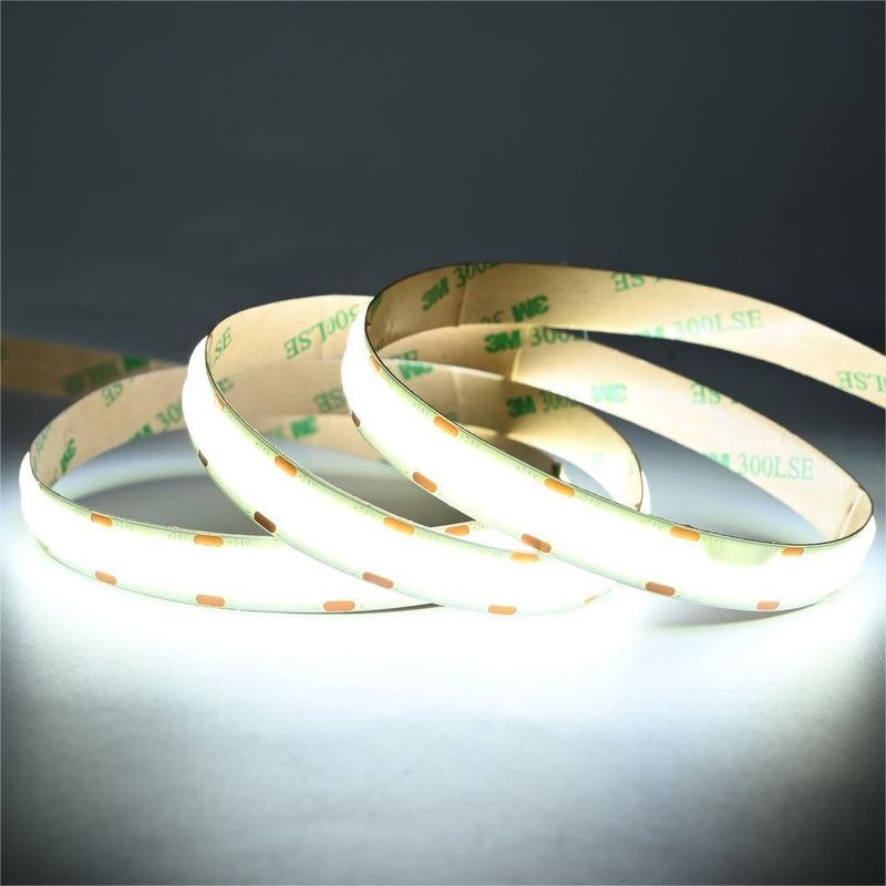 10m/roll Podwójne linii 600leds 12v 24v Ra80 12mm Flexible COB Led Flexible Strip Light