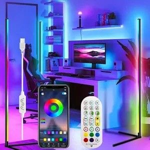 Światła do gier Pokój dzienny Światło atmosfery RGB Dekor Nocne światła stojące Led Lampy podłogowe