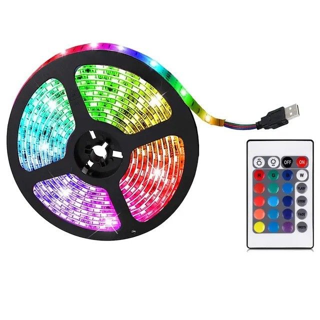 Led Strip Light 5050 Smd Rgb wodoodporny 5m 10m 15m 60d/m zewnętrzny elastyczny magazyn