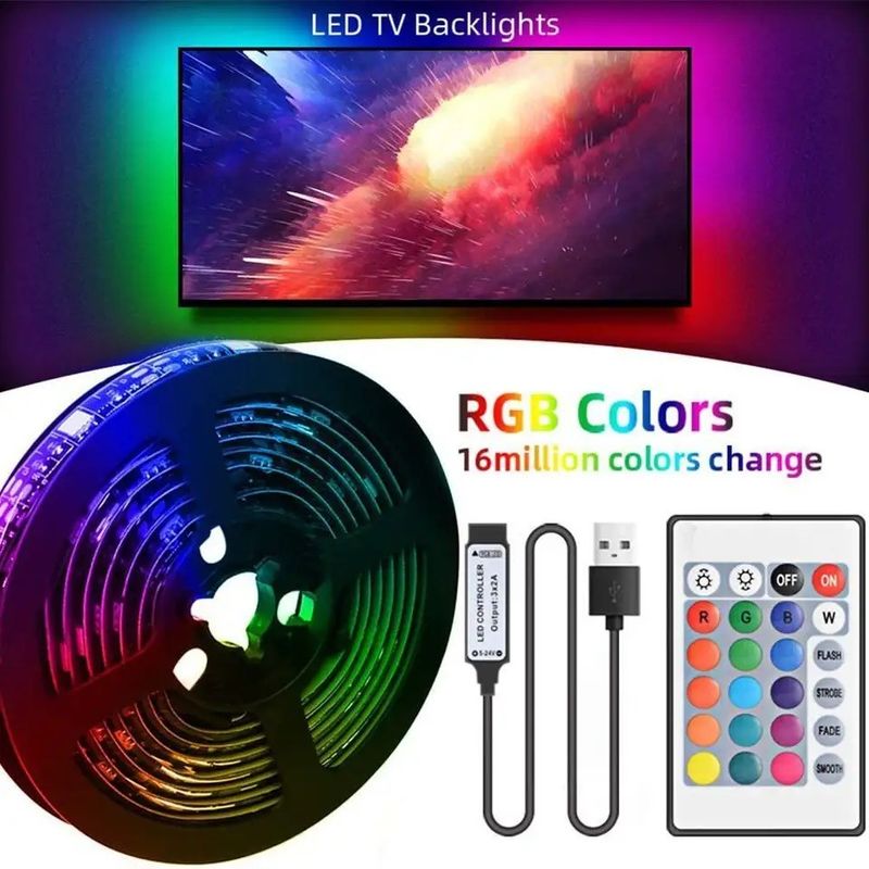 Led Strip Light 5050 Smd Rgb wodoodporny 5m 10m 15m 60d/m zewnętrzny elastyczny magazyn