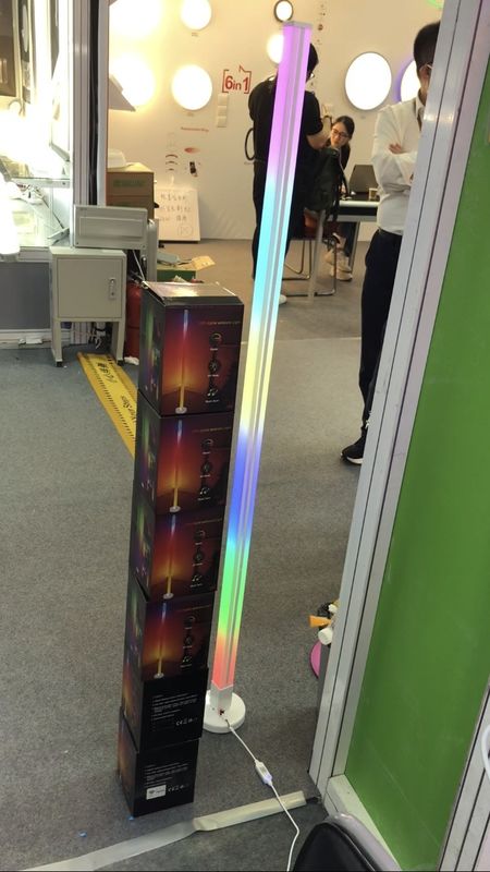 2- RGB IC Smart Corner Light Remote Controlled Tuya Support Google Alexa LED Corner Floor Lamp Do salonu