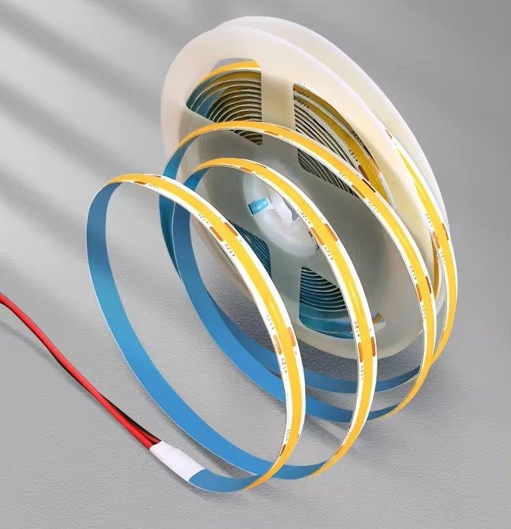 IP20 12V 24V 8W 3000K 4000K 6000K CRI90 8mm 320leds Flexible COB LED Strip z 3