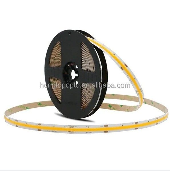 CE RoHS Approved Flexible White COB LED Strip z temperaturą koloru 3000K