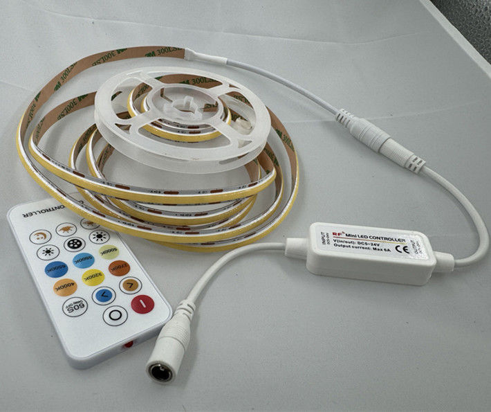 DC 24V Landscape 2m 560 LEDs COB Dymable LED Strip Kit z sterownikiem i adapterem