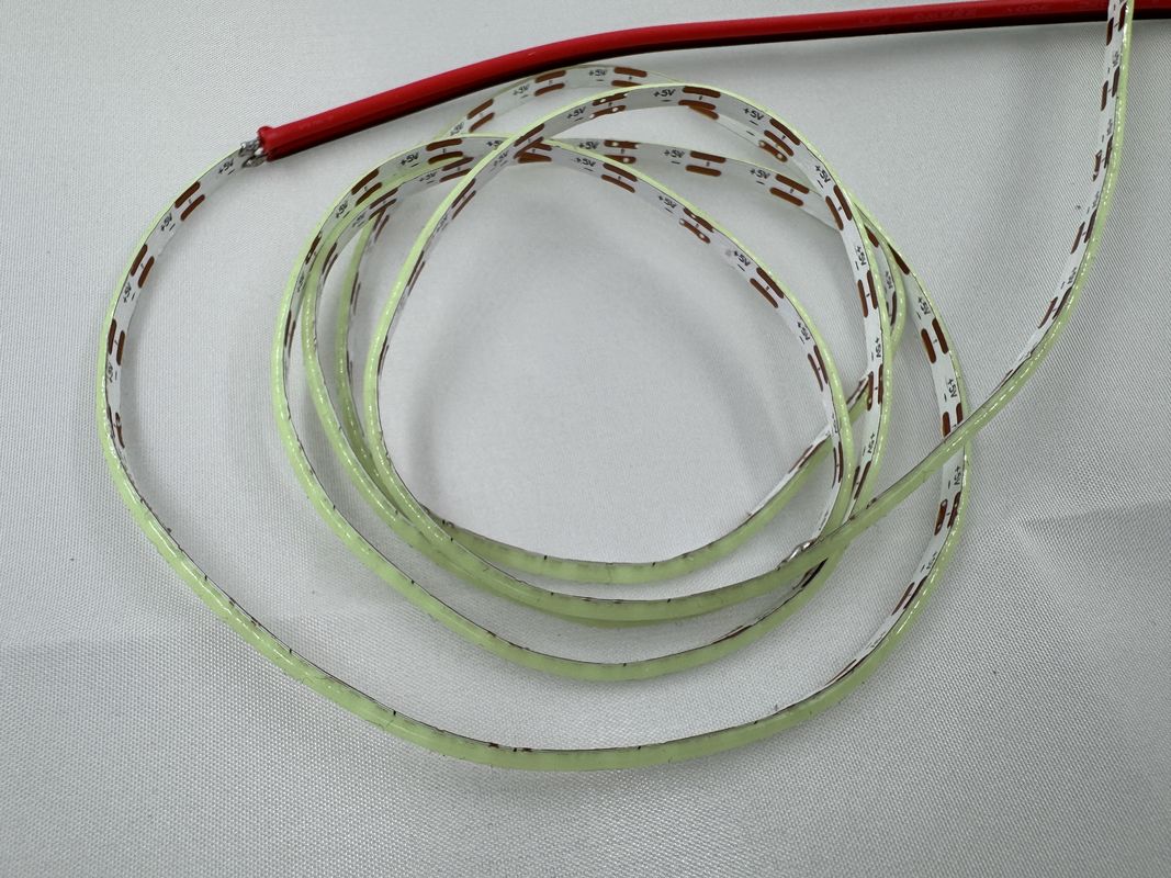 Wysoka jasność 12V 5V COB LED strip z wysokim CRI i 2700k-6500k temperatury koloru